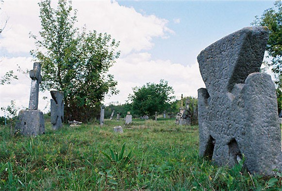 Image - A Cossack cemetary in Busha, Vinnytsia oblast.